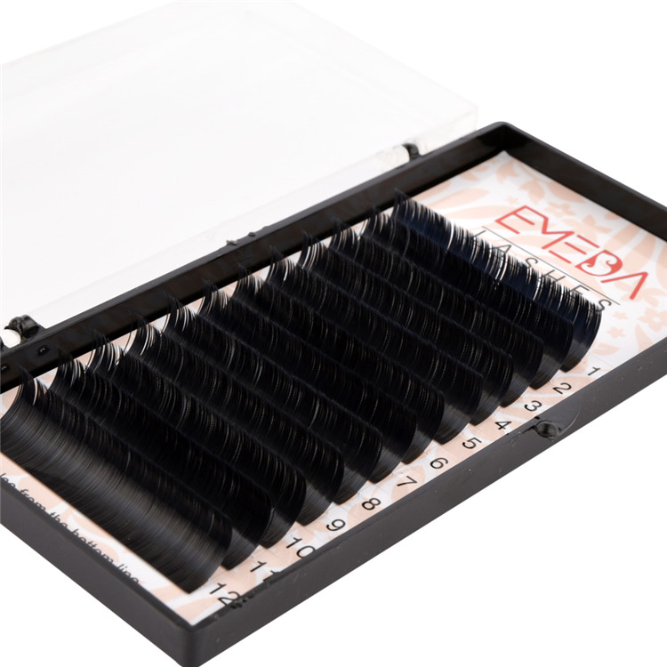 Ellipse Lash Extensions Supplier Wholesale Flat Lashes PY12